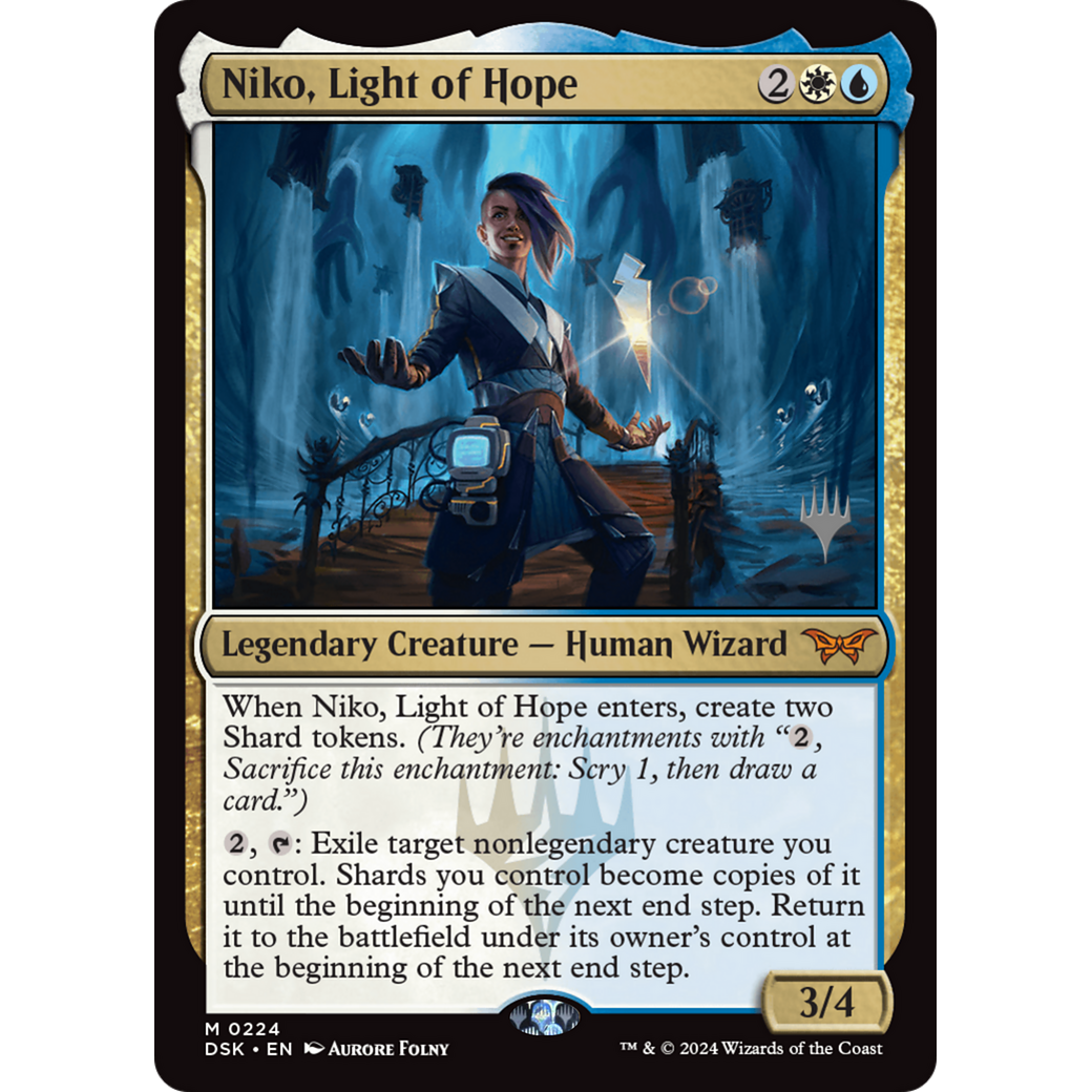 Niko, Light of Hope (PPDSK-224P) - Duskmourn: House of Horror Promos Foil