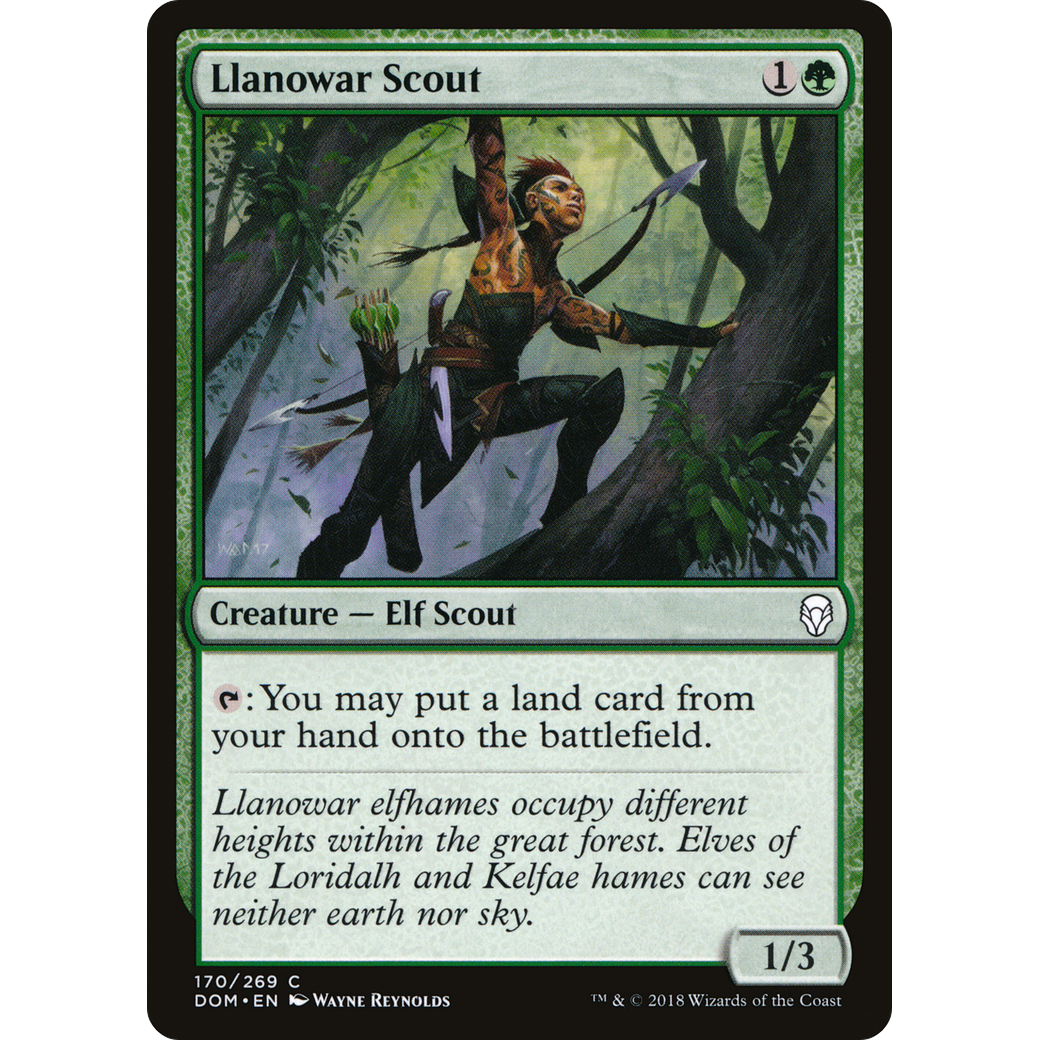 Llanowar Scout (DOM-170) - Dominaria