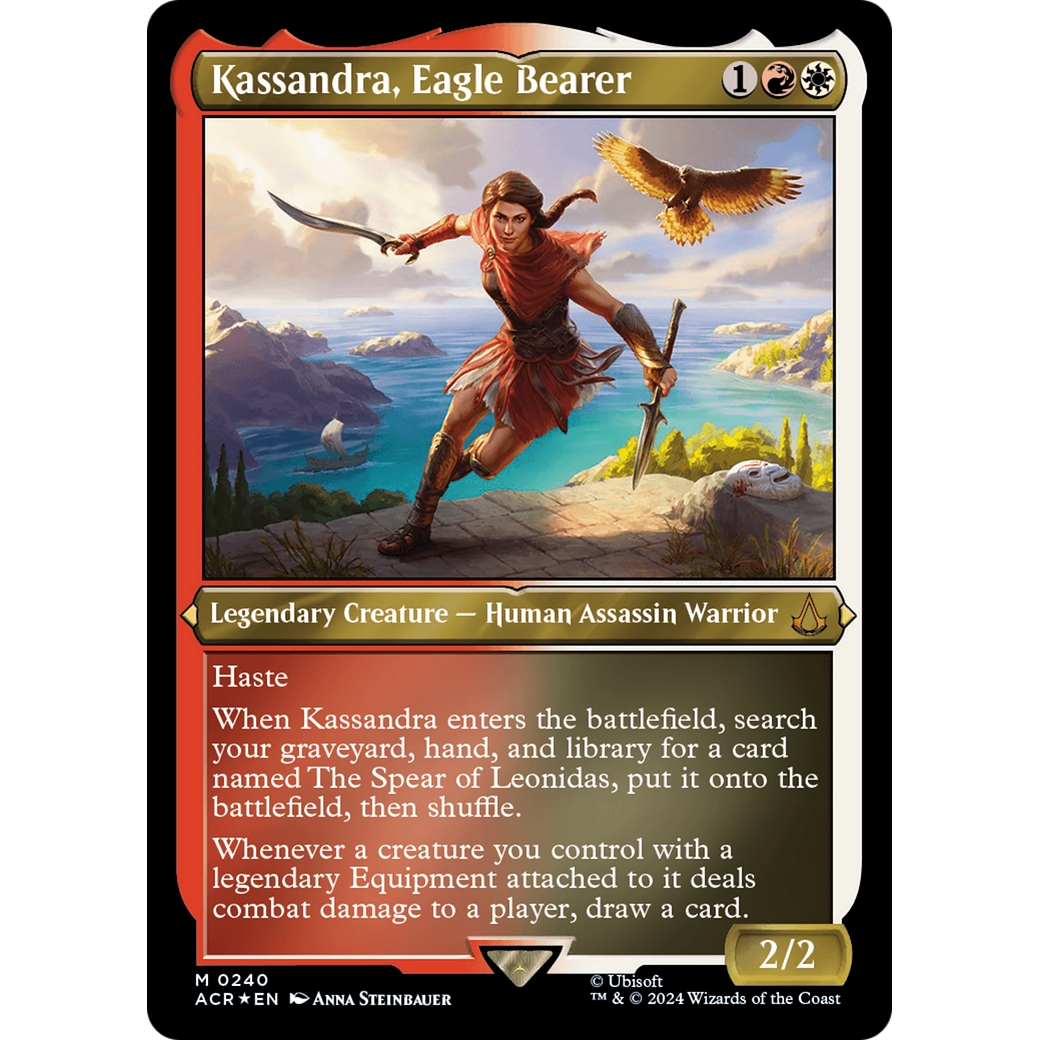 Kassandra, Eagle Bearer (ACR-240) - Assassin's Creed Etched Foil