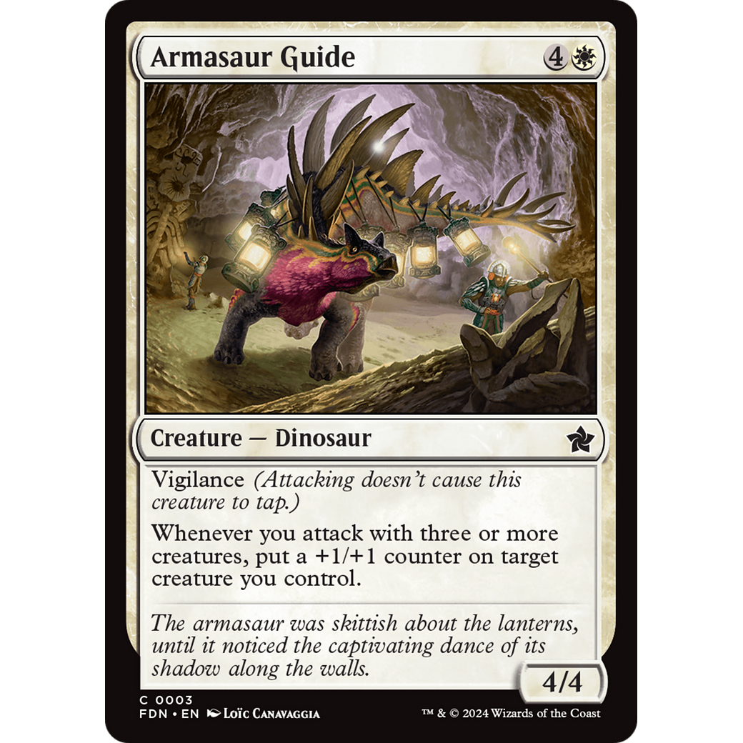 Armasaur Guide (FDN-003) - Foundations Foil
