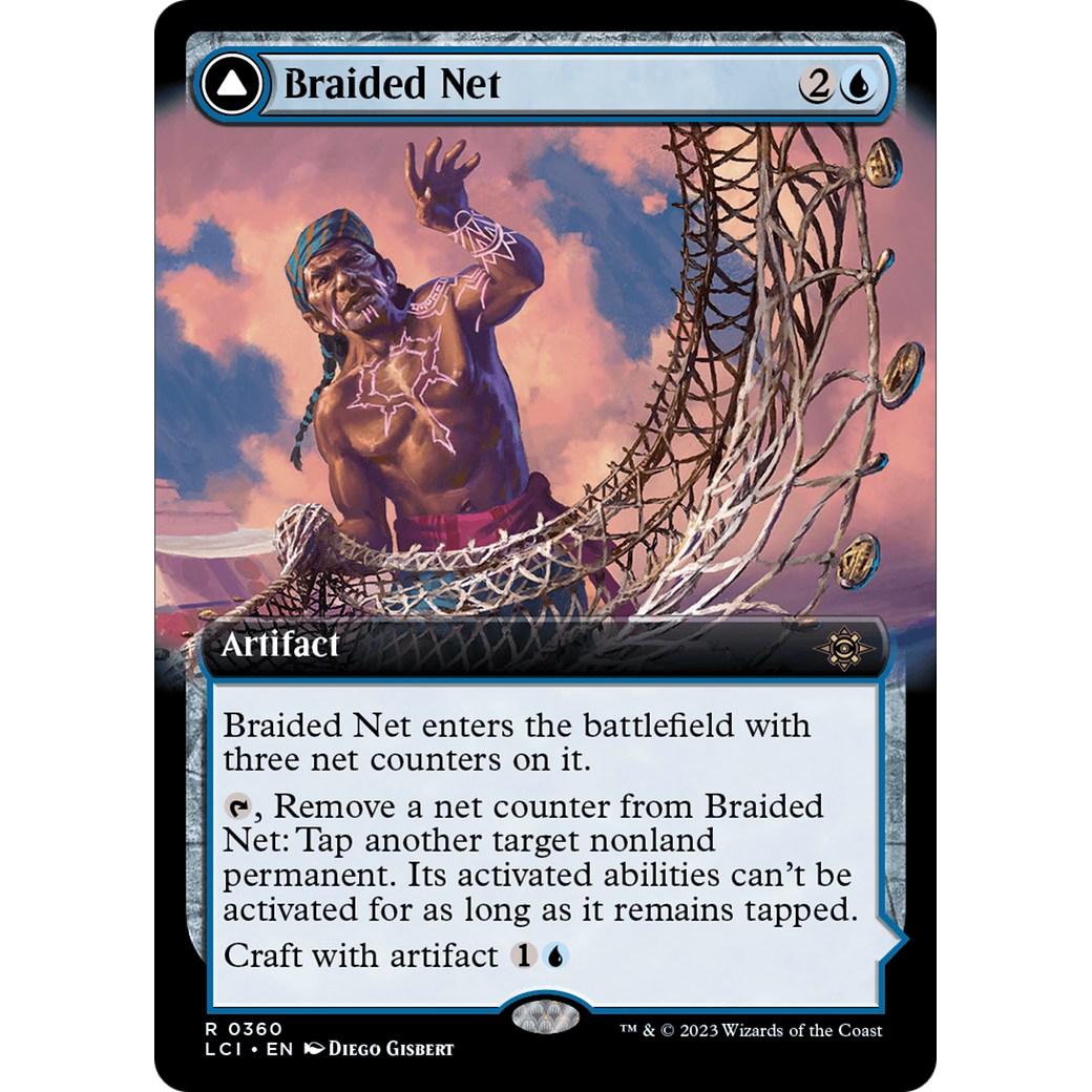 Braided Net // Braided Quipu (LCI-360) - The Lost Caverns of Ixalan: (Extended Art)