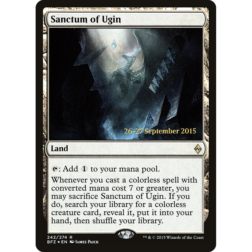 Sanctum of Ugin (PRE-242) - Battle for Zendikar Promos Foil