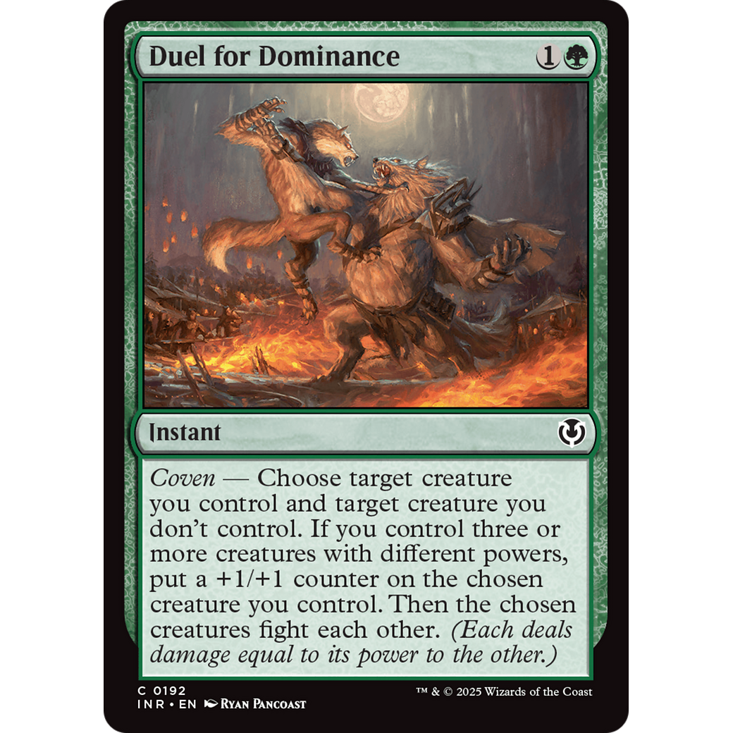 Duel for Dominance (INR-192) - Innistrad Remastered Foil