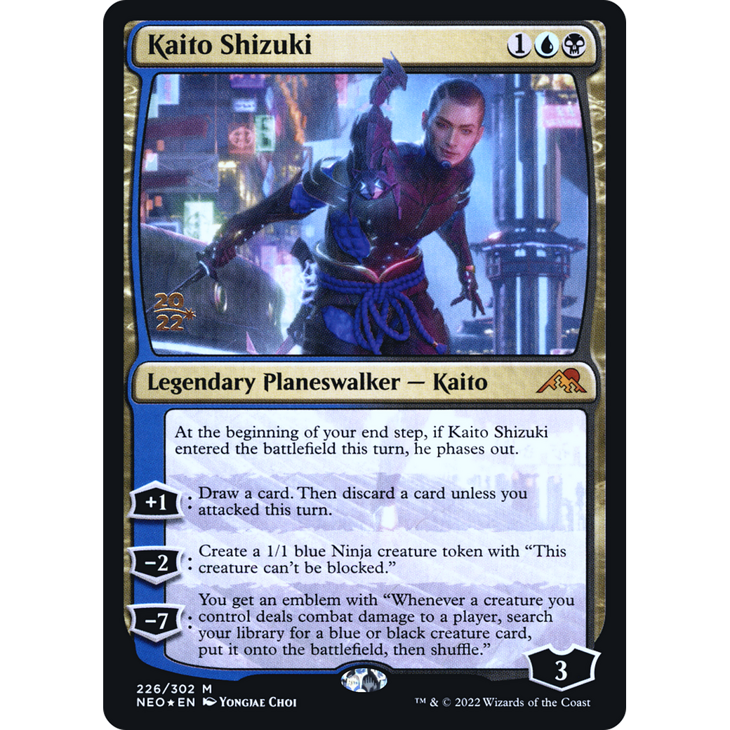 Kaito Shizuki (PRE-226S) - Kamigawa: Neon Dynasty Promos Foil