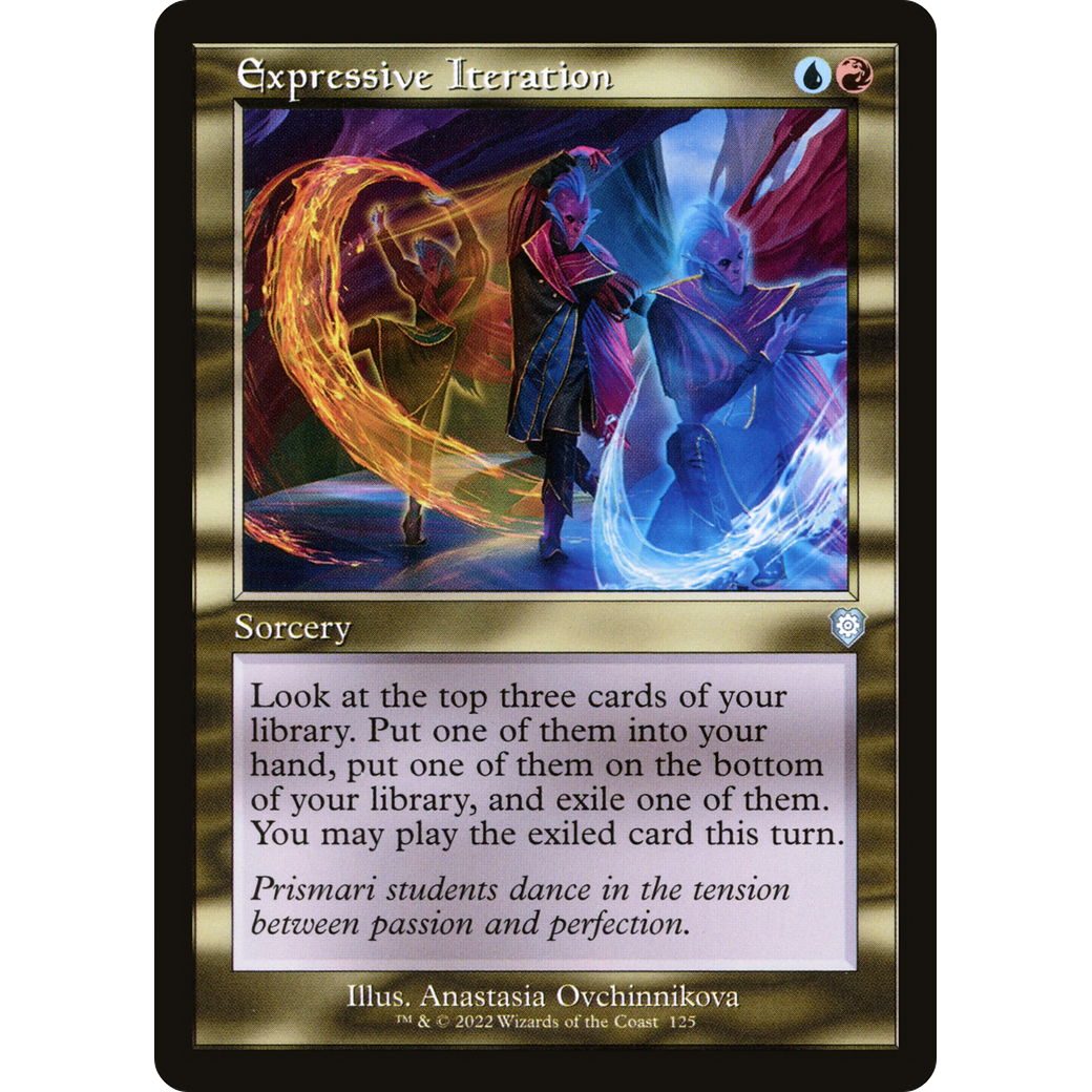 Expressive Iteration (Retro Frame) (BRC-125) - The Brothers' War Commander