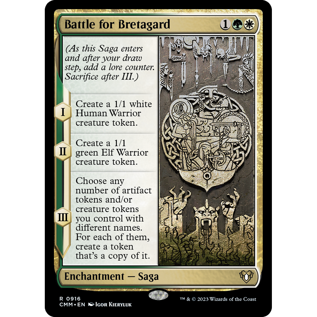 Battle for Bretagard (CMM-916) - Commander Masters
