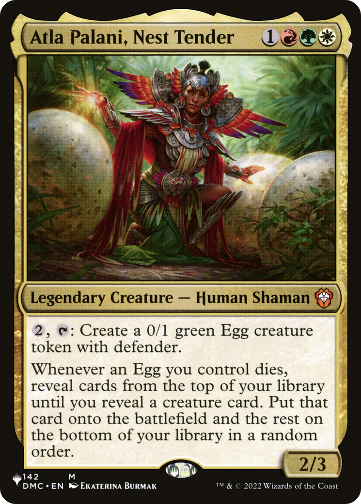Atla Palani, Nest Tender (LIST-142) - The List