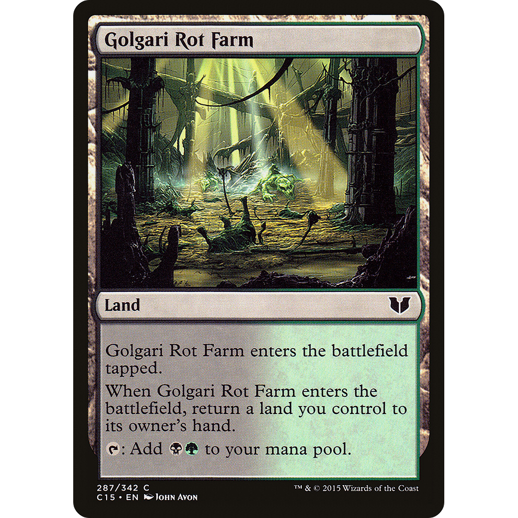 Golgari Rot Farm (C15-287) - Commander 2015