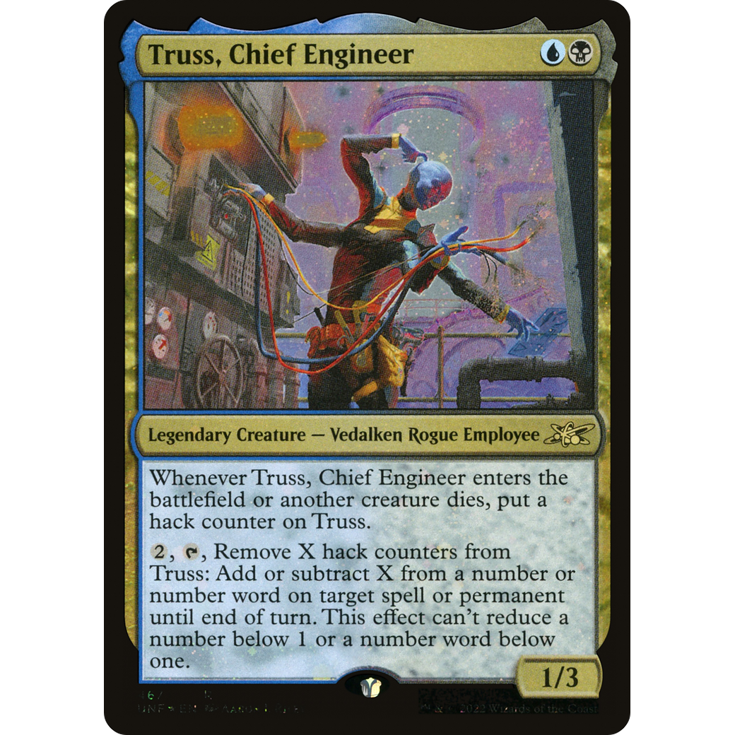 Truss, Chief Engineer (Galaxy Foil) (UNF-467) - Unfinity Foil