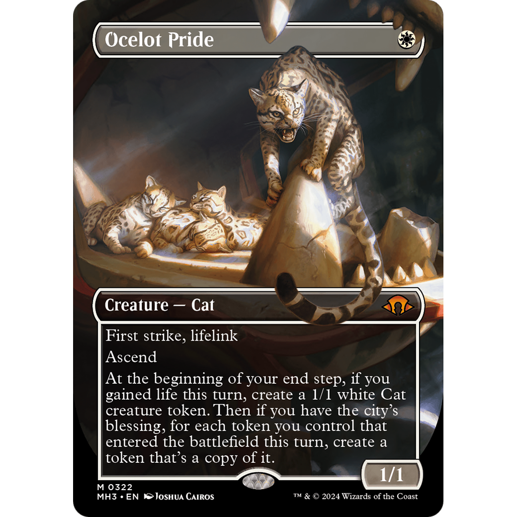 Ocelot Pride (MH3-322) - Modern Horizons 3 (Borderless) Foil