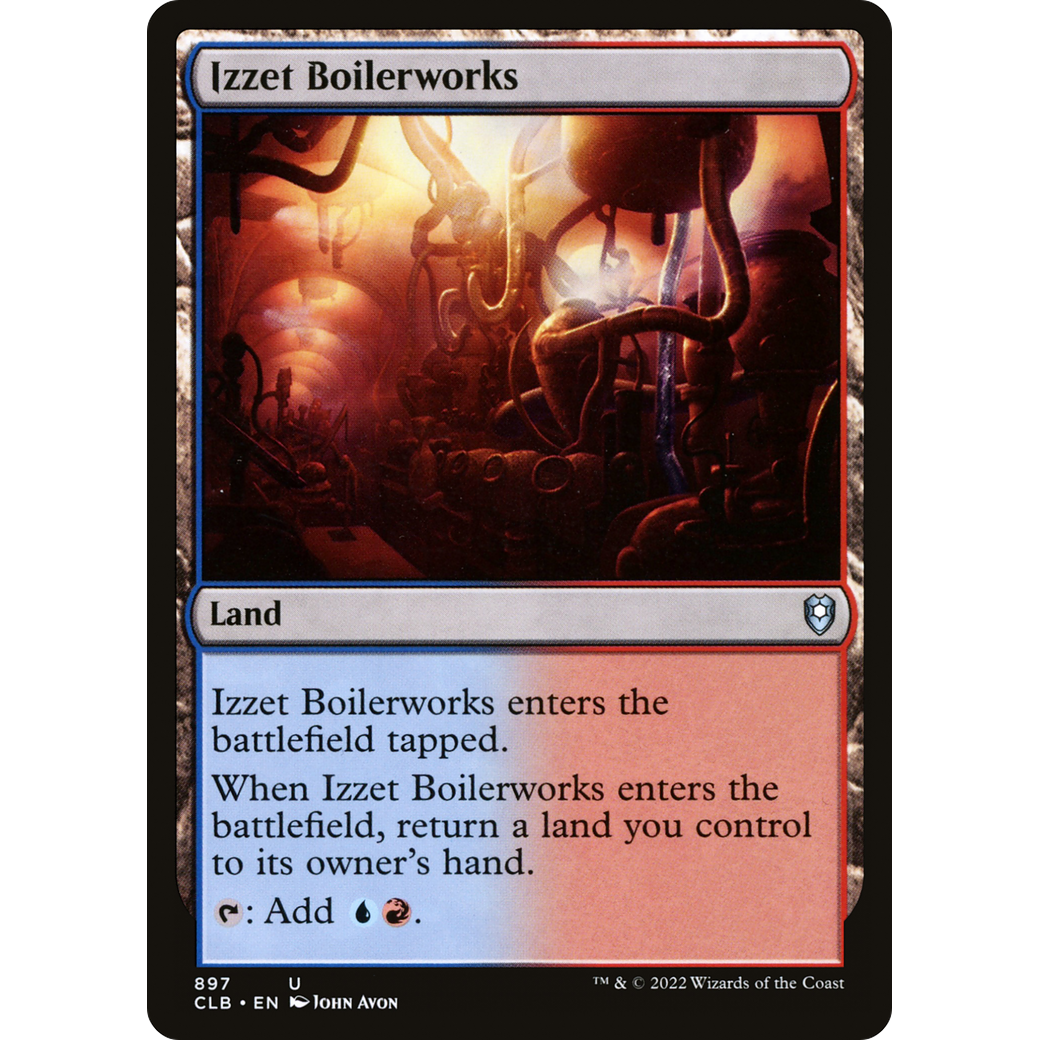 Izzet Boilerworks (CLB-897) - Commander Legends: Battle for Baldur's Gate