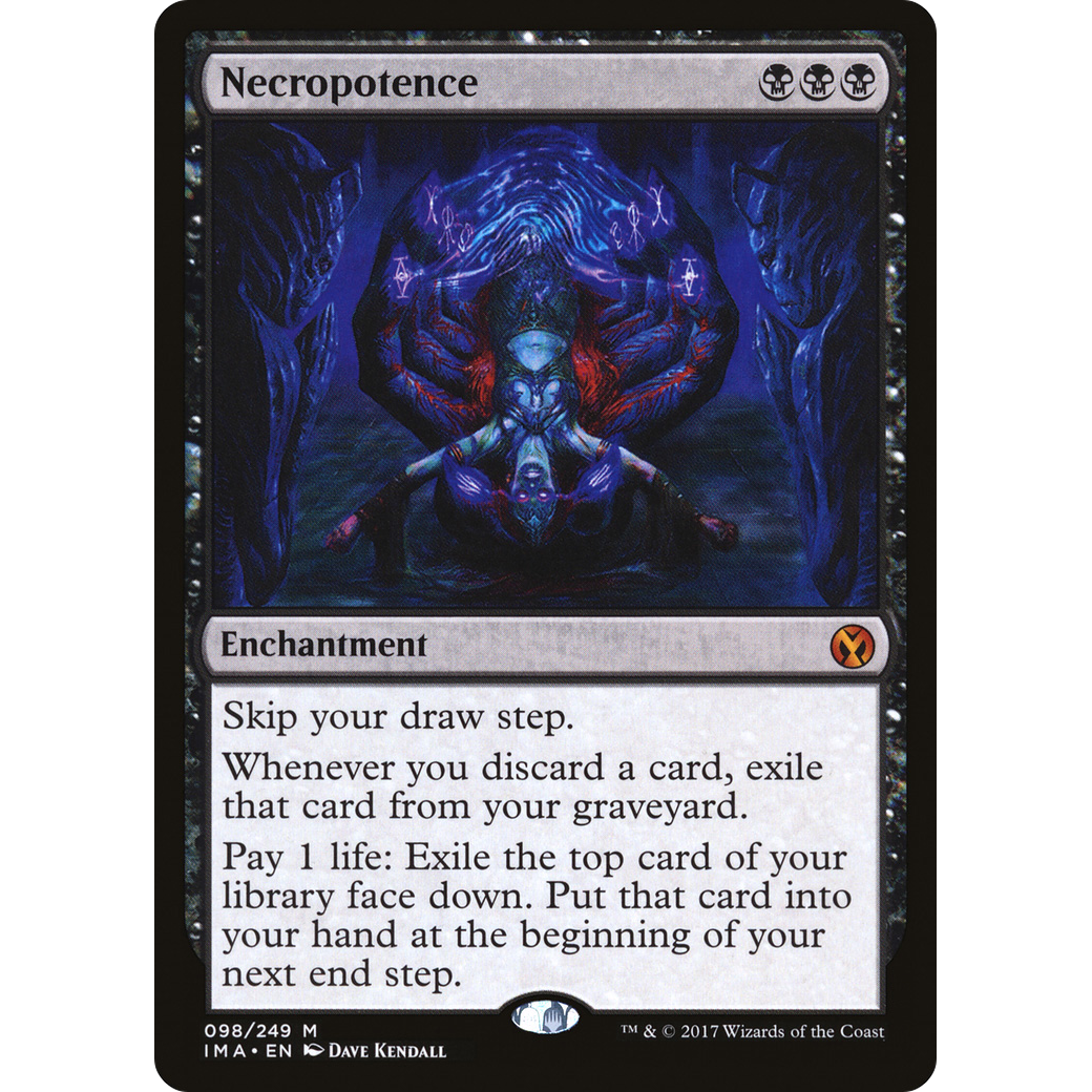 Necropotence (IMA-098) - Iconic Masters Foil