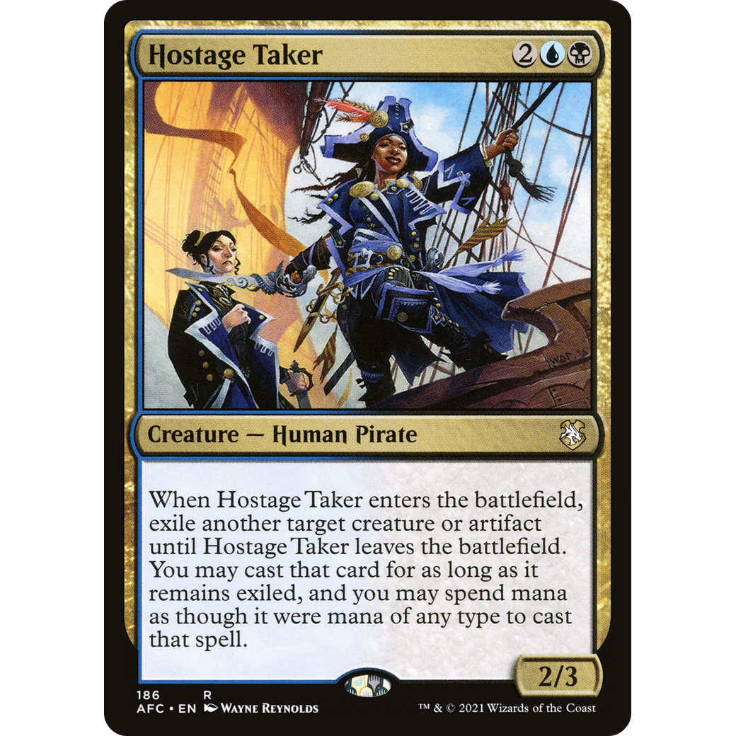 Hostage Taker (AFC-186) - Forgotten Realms Commander