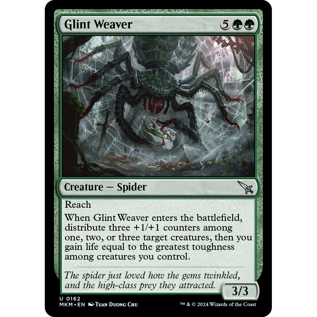Glint Weaver (MKM-162) - Murders at Karlov Manor Foil