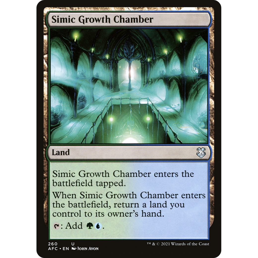 Simic Growth Chamber (AFC-260) - Forgotten Realms Commander