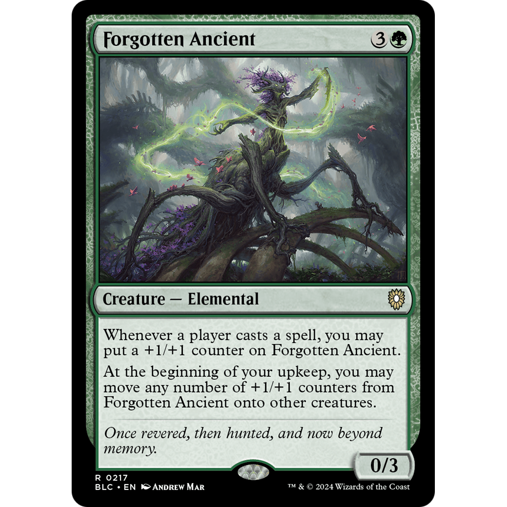 Forgotten Ancient (BLC-217) - Bloomburrow Commander