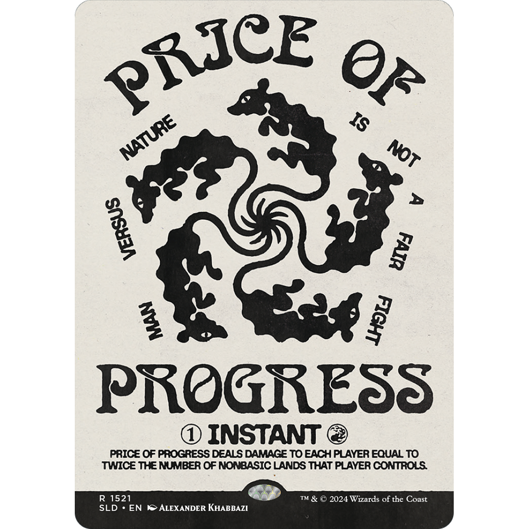 Price of Progress (SLD-1521) - Secret Lair Drop: (Showcase) (Borderless)