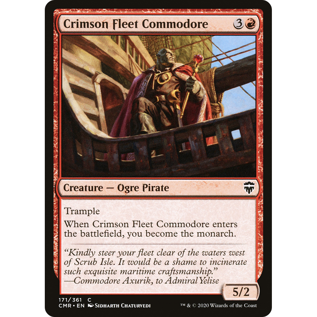 Crimson Fleet Commodore (CMR-171) - Commander Legends