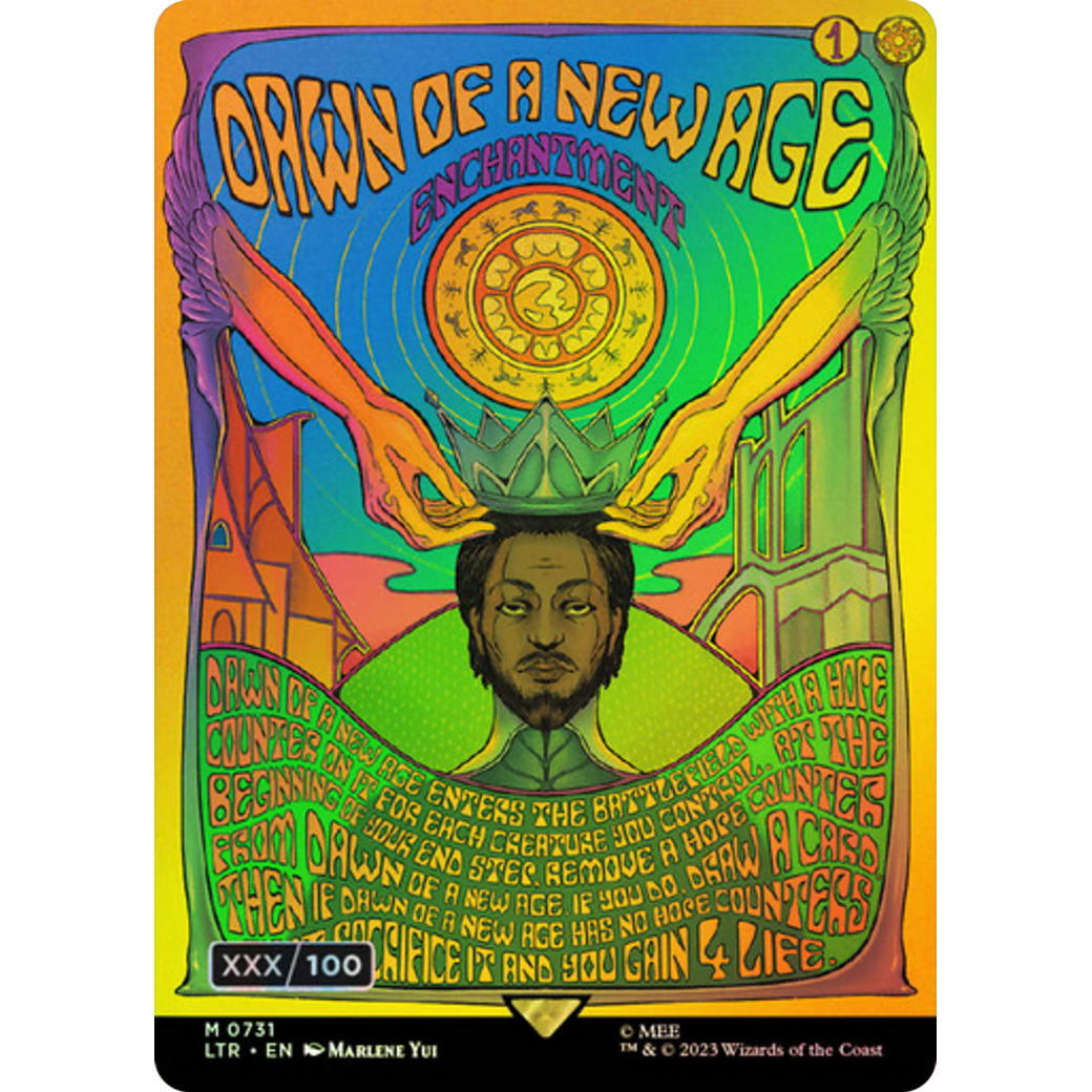 Dawn of a New Age (LTR-731Z) - The Lord of the Rings: Tales of Middle-earth (Borderless) Foil