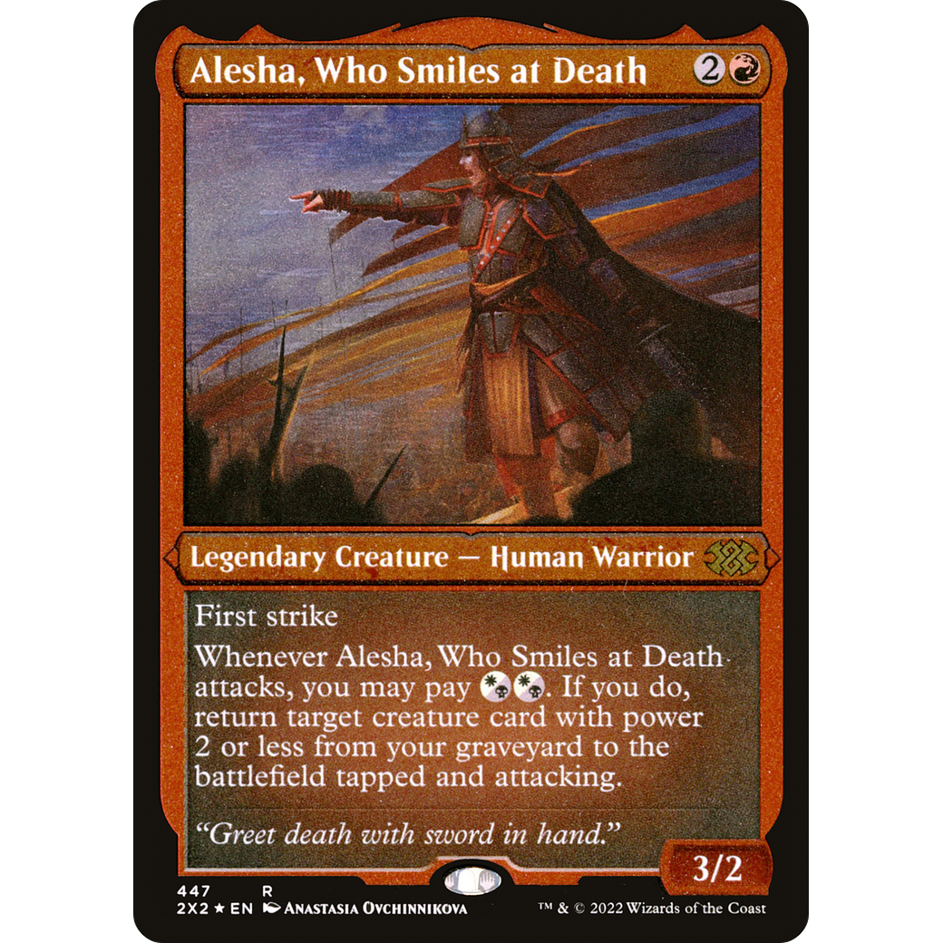 Alesha, Who Smiles at Death (Foil Etched) (2X2-447) - Double Masters 2022 Foil