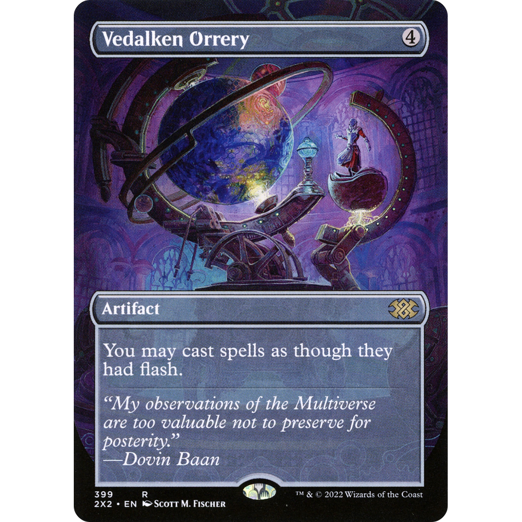 Vedalken Orrery (Borderless) (2X2-399) - Double Masters 2022 (Borderless)