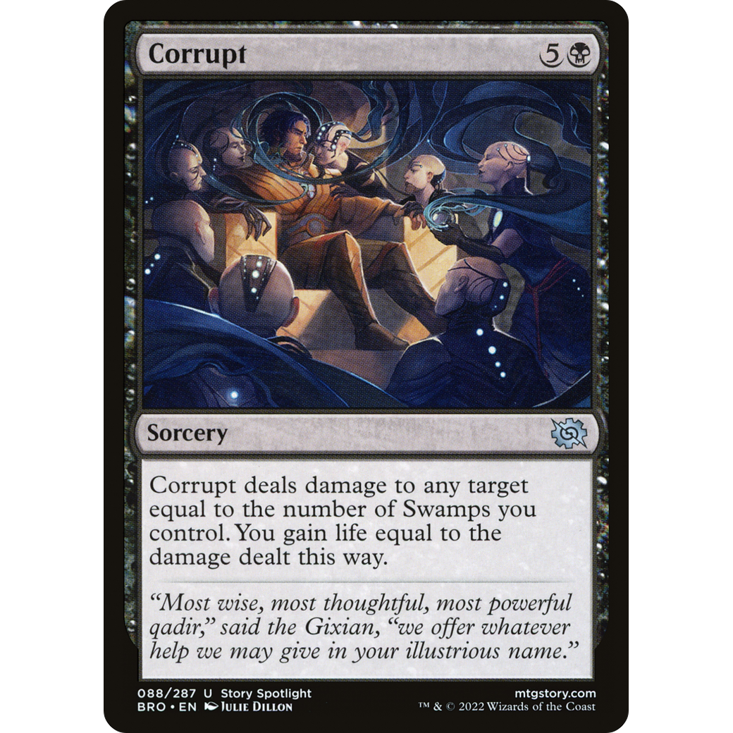 Corrupt (BRO-088) - The Brothers' War Foil
