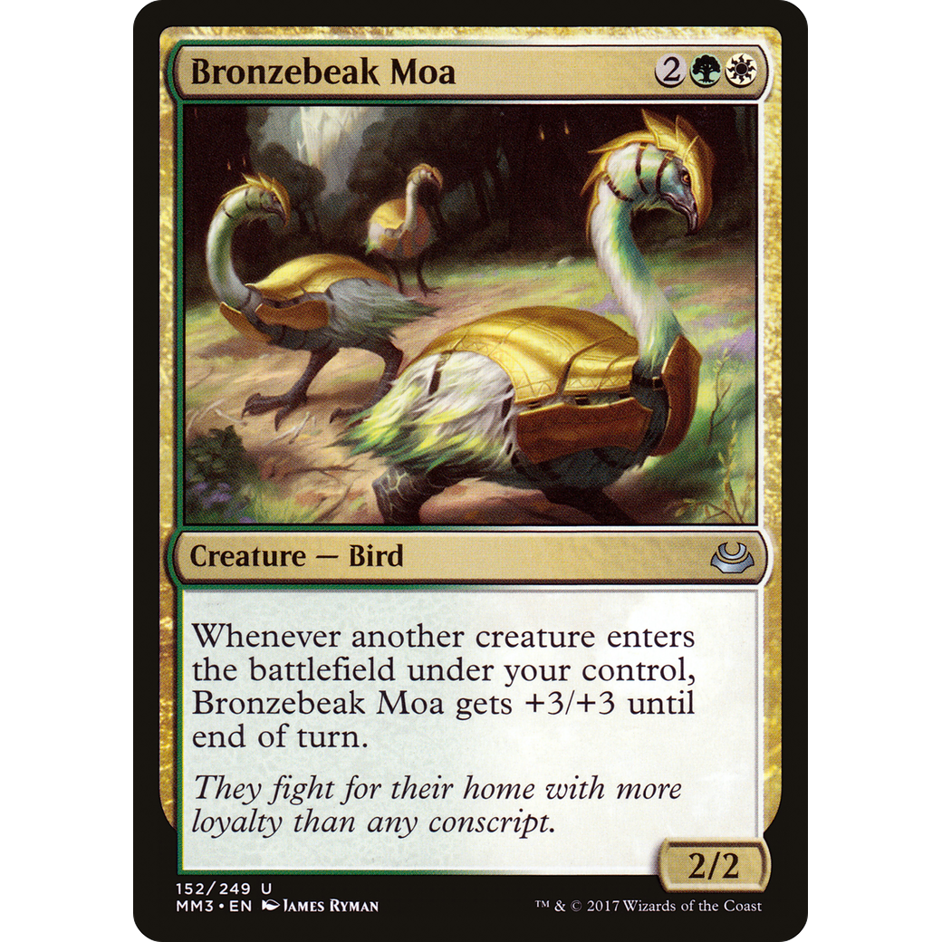 Bronzebeak Moa (MM3-152) - Modern Masters 2017 Foil