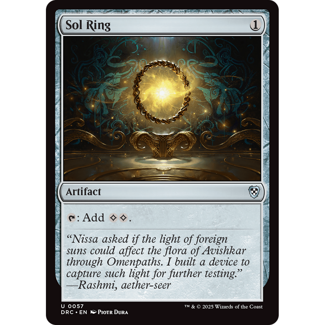 Sol Ring (DRC-057) - Commander: Aetherdrift
