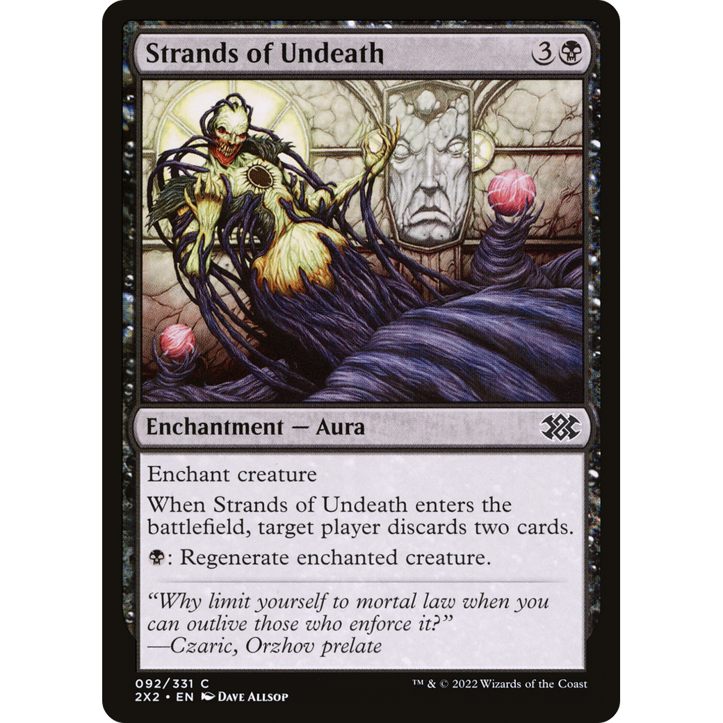 Strands of Undeath (2X2-092) - Double Masters 2022 Foil