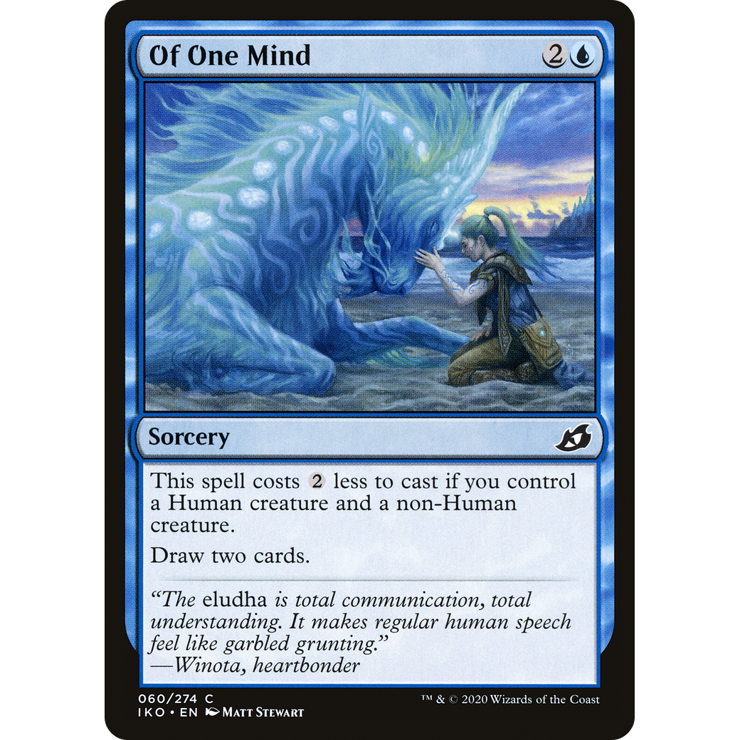 Of One Mind (IKO-060) - Ikoria: Lair of Behemoths Foil
