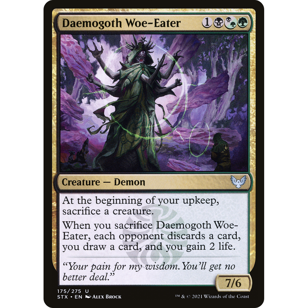 Daemogoth Woe-Eater (STX-175) - Strixhaven: School of Mages