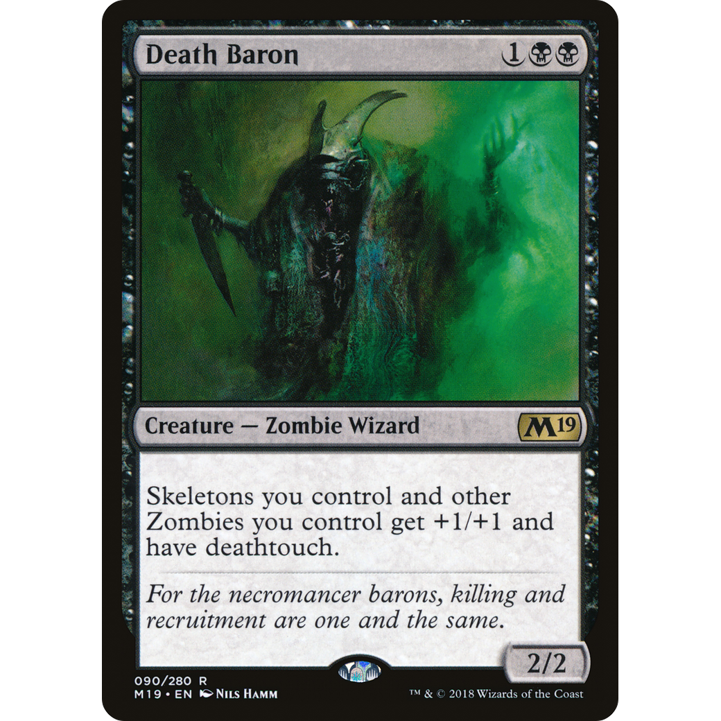 Death Baron (M19-090) - Core Set 2019