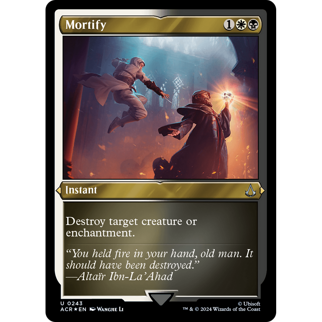 Mortify (ACR-243) - Assassin's Creed Etched Foil