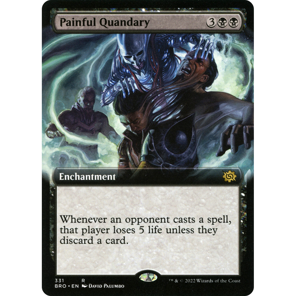 Painful Quandary (Extended Art) (BRO-331) - The Brothers' War: (Extended Art) Foil