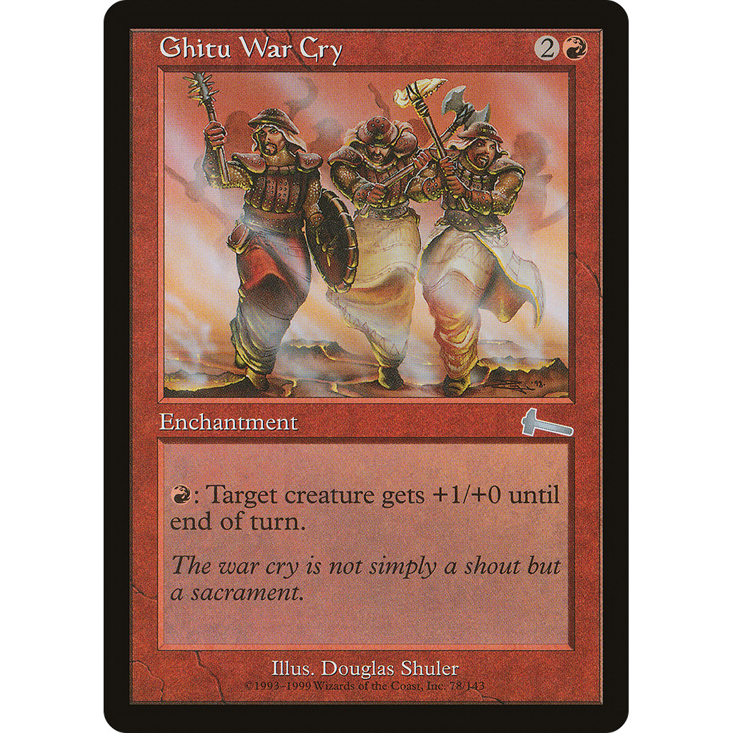 Ghitu War Cry (ULG-078) - Urza's Legacy