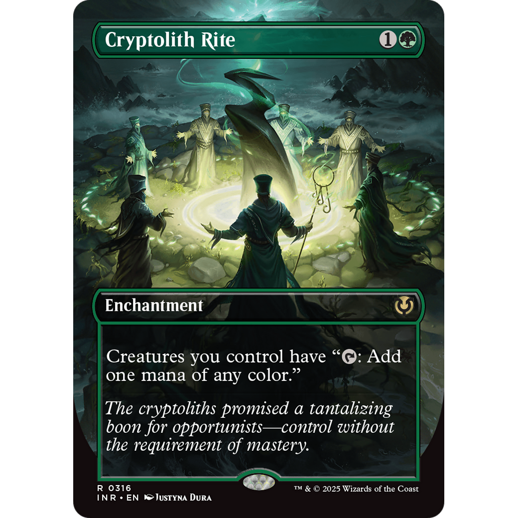 Cryptolith Rite (INR-316) - Innistrad Remastered: (enchantment) (Borderless) Foil