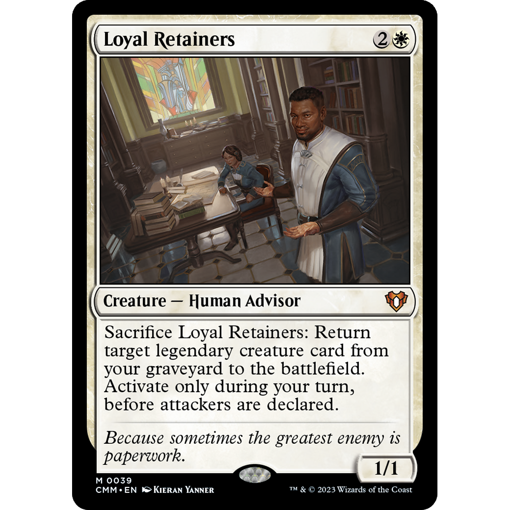 Loyal Retainers (CMM-039) - Commander Masters Foil