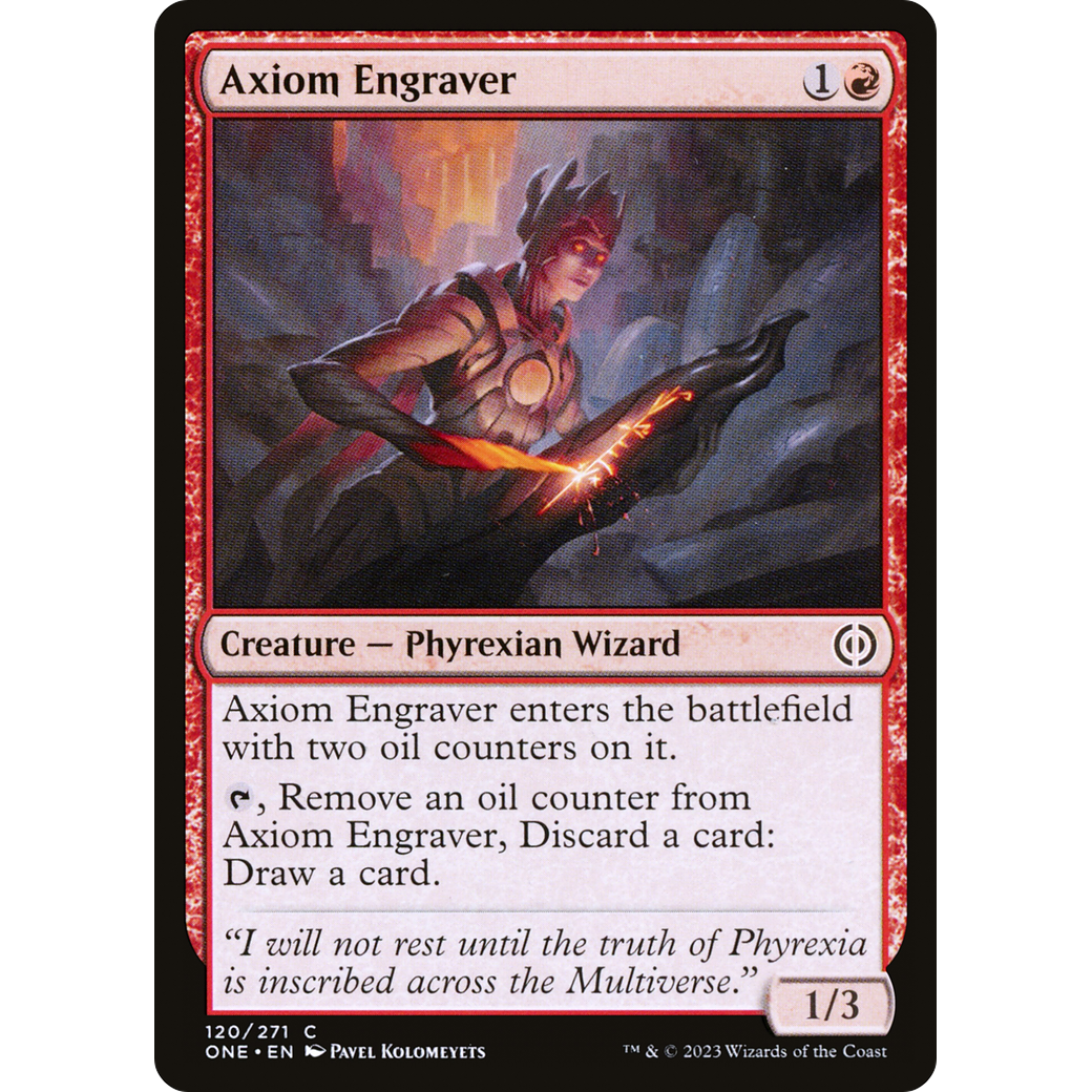 Axiom Engraver (ONE-120) - Phyrexia: All Will Be One Foil