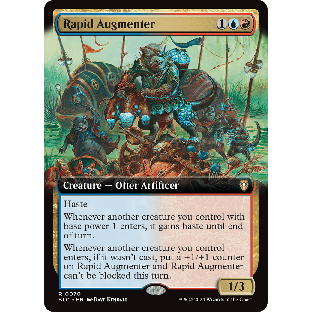 Rapid Augmenter (BLC-070) - Bloomburrow Commander: (Extended Art)