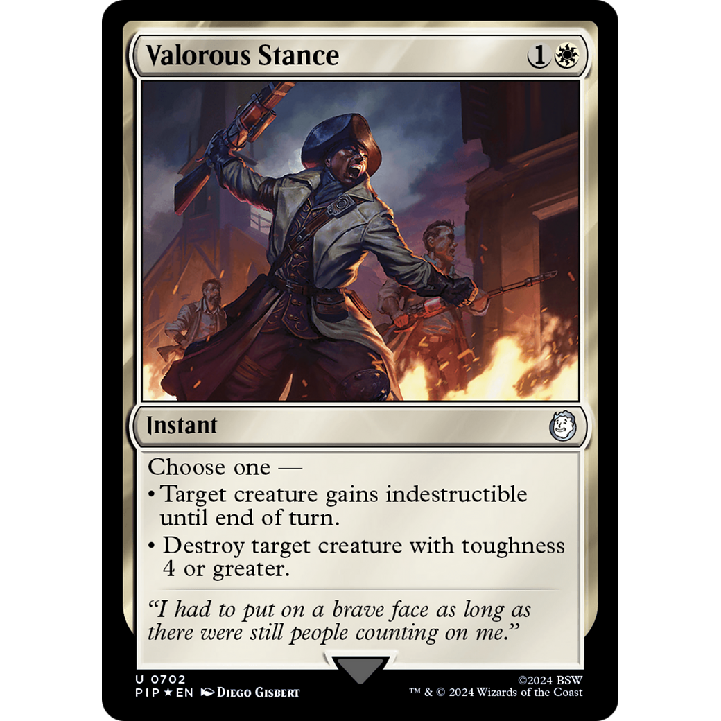 Valorous Stance (PIP-702) - Fallout Foil