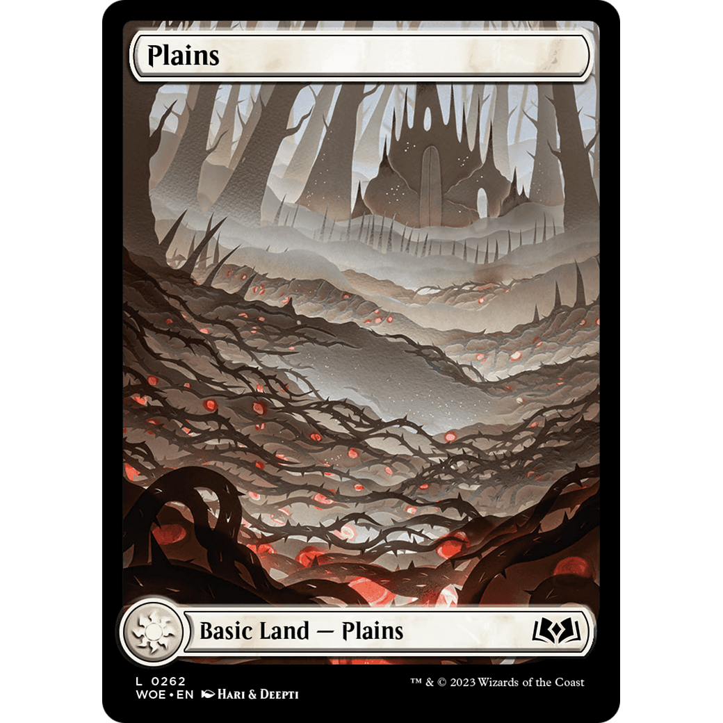 Plains (WOE-262) - Wilds of Eldraine: (Full Art)