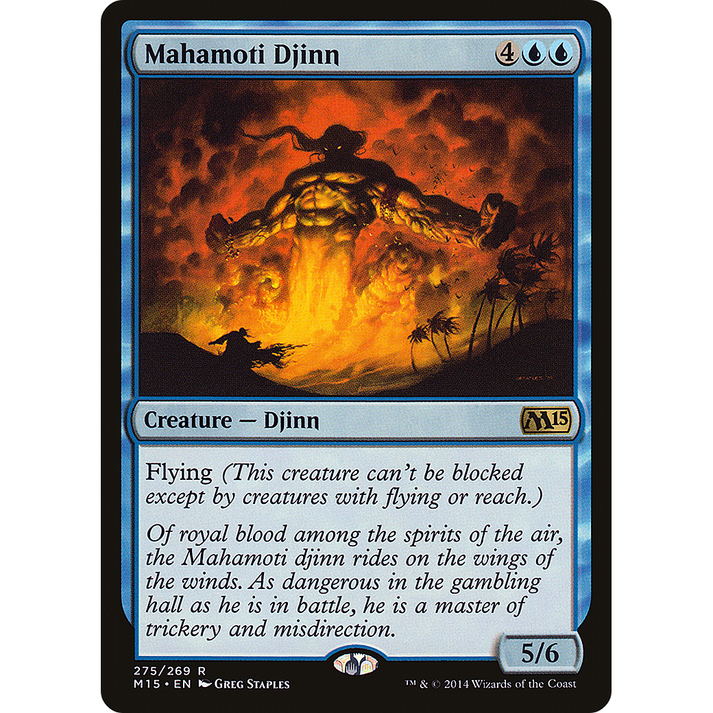 Mahamoti Djinn (M15-275) - Magic 2015 Foil