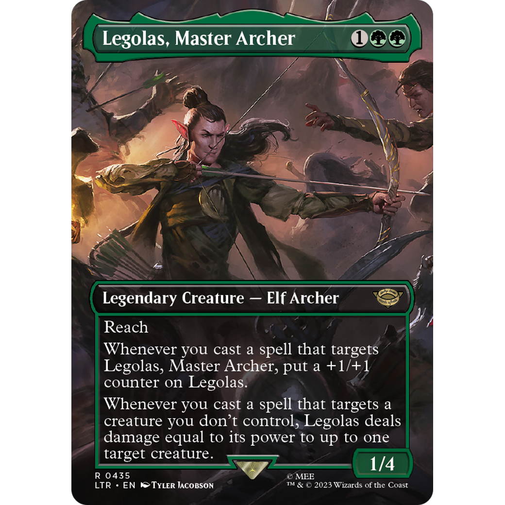 Legolas, Master Archer (LTR-435) - The Lord of the Rings: Tales of Middle-earth (Borderless) Foil