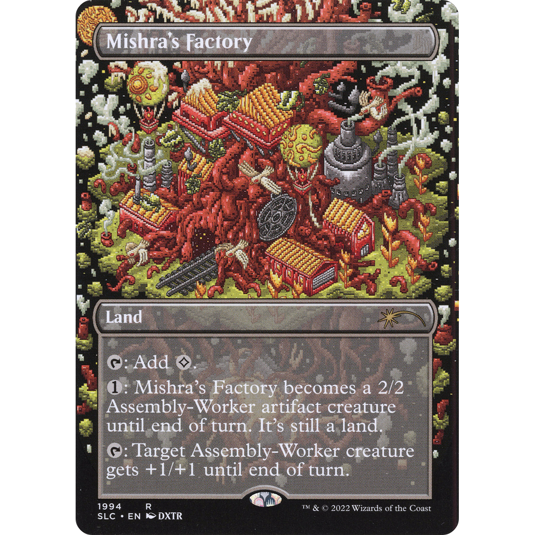 Mishra's Factory (SLC-1994) - Secret Lair Countdown Kit (Borderless)