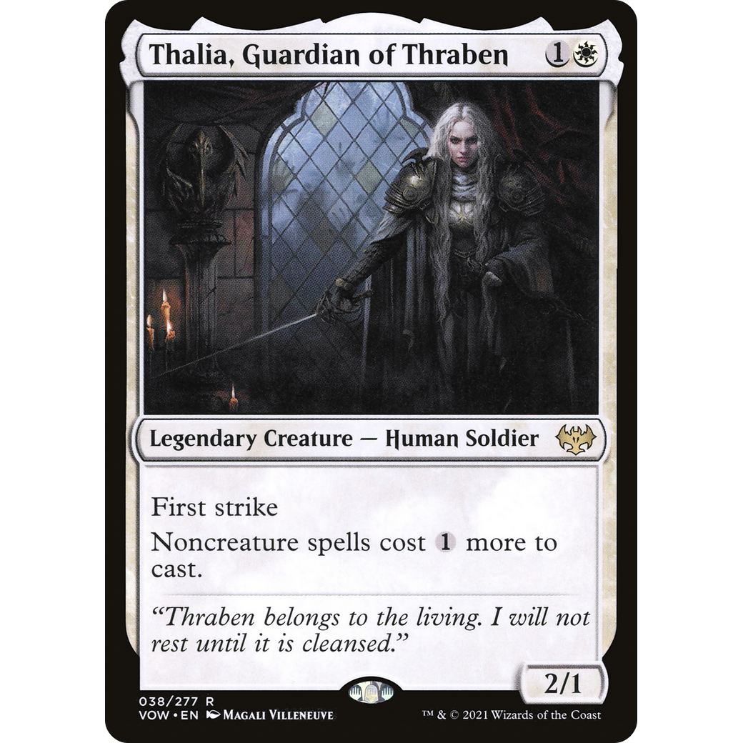 Thalia, Guardian of Thraben (VOW-038) - Innistrad: Crimson Vow Foil