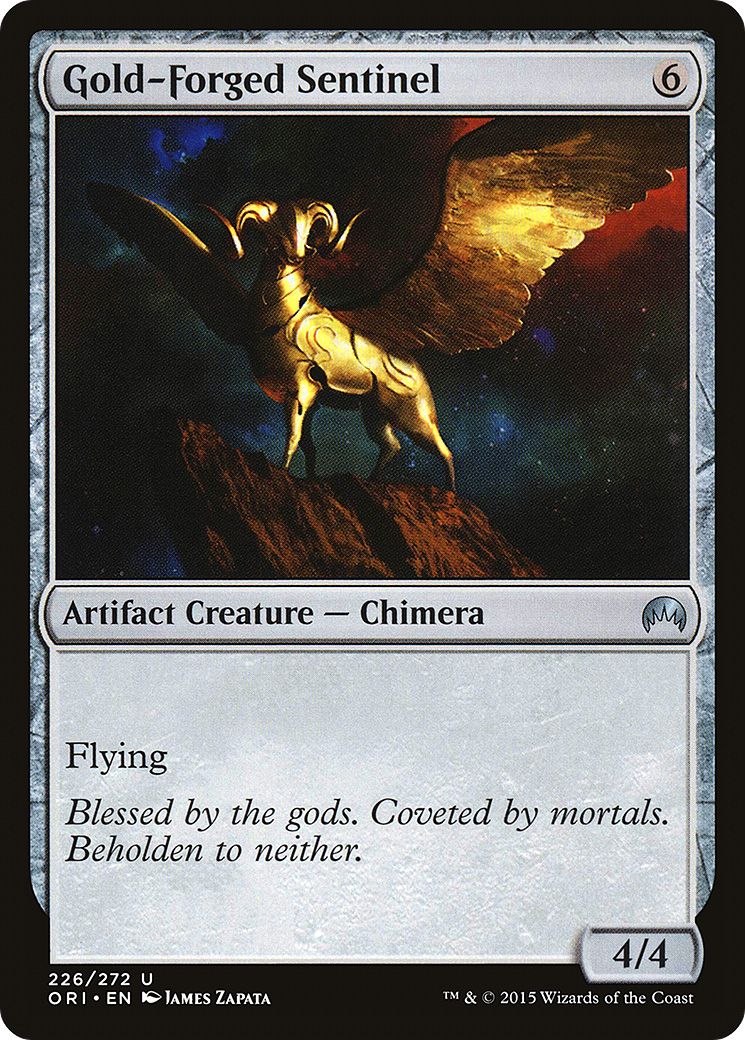 Gold-Forged Sentinel (ORI-226) - Magic Origins