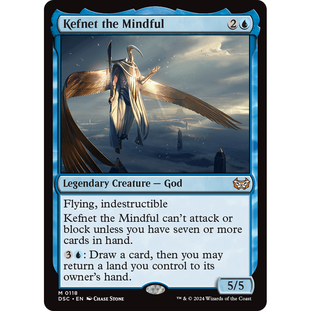 Kefnet the Mindful (DSC-118) - Duskmourn: House of Horror Commander