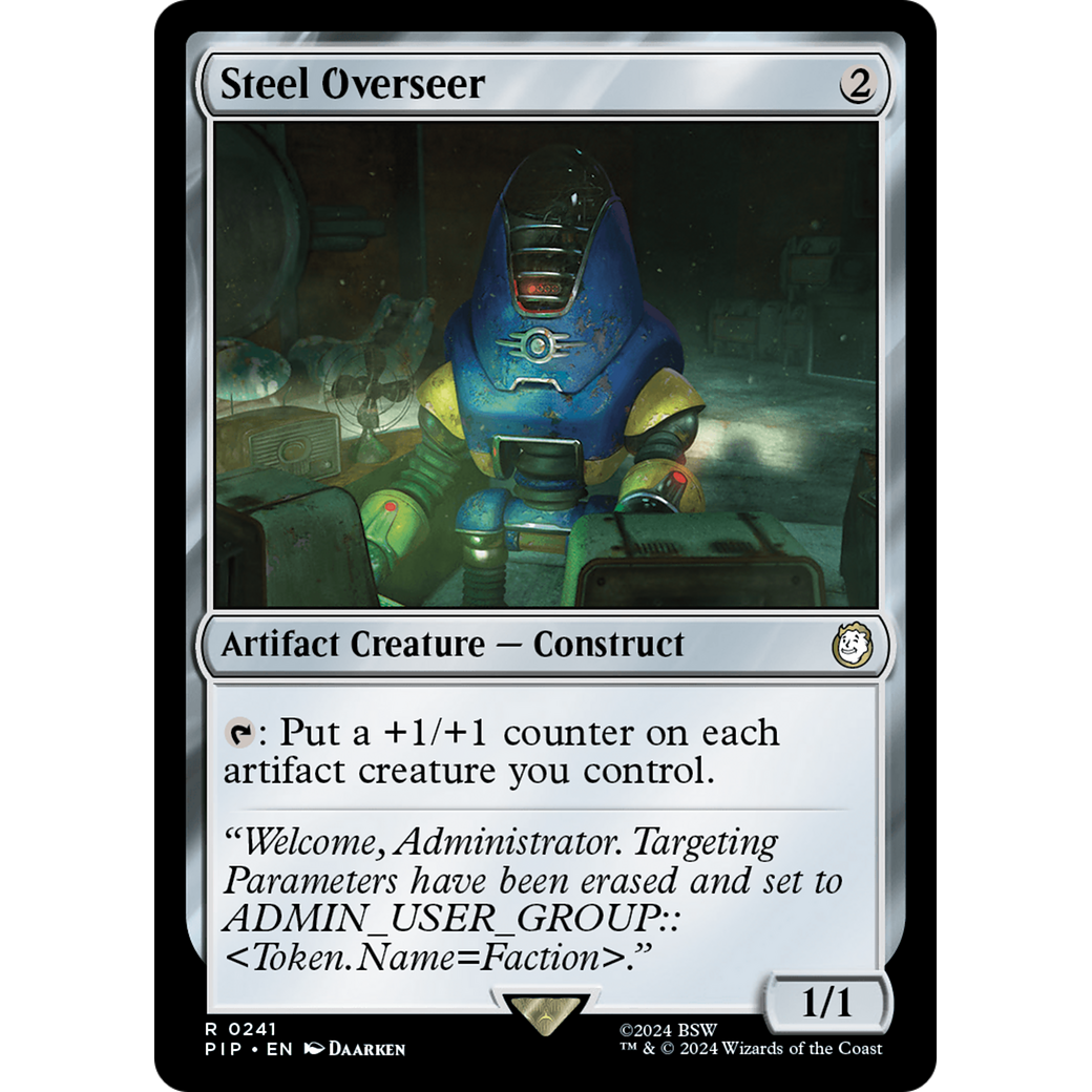 Steel Overseer (PIP-241) - Fallout Foil