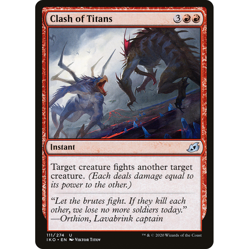 Clash of Titans (IKO-111) - Ikoria: Lair of Behemoths