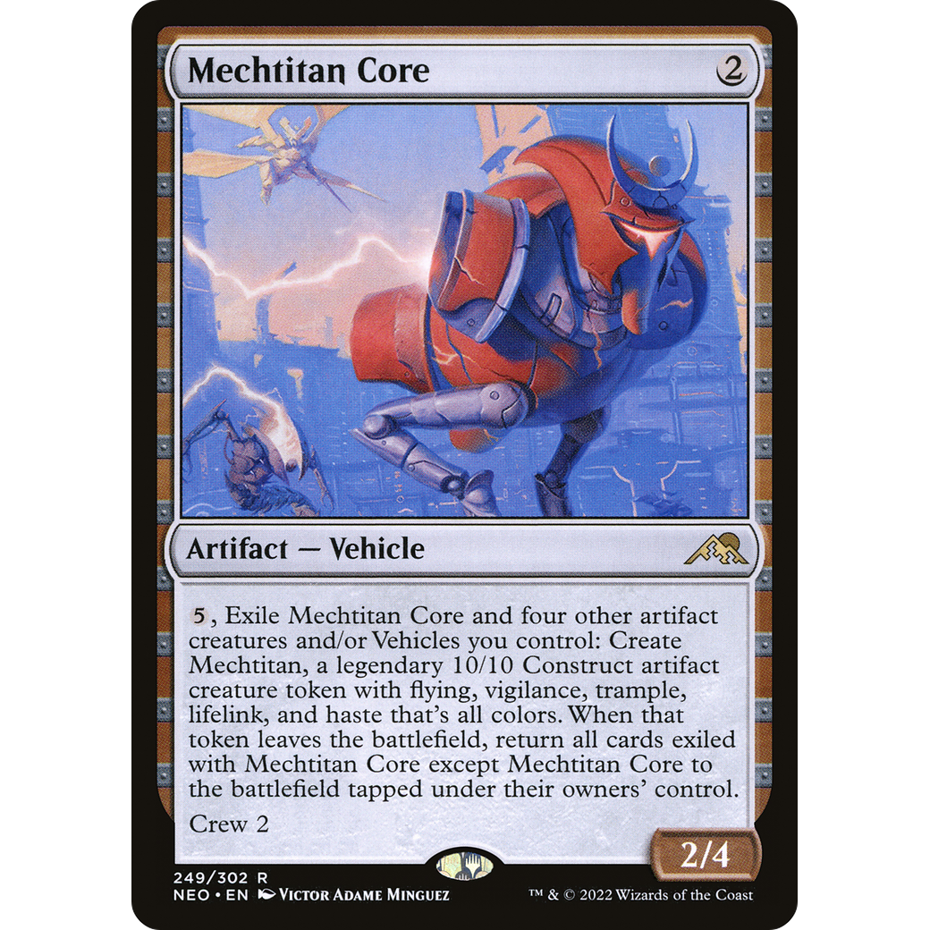 Mechtitan Core (NEO-249) - Kamigawa: Neon Dynasty Foil